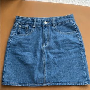 Denim skirt